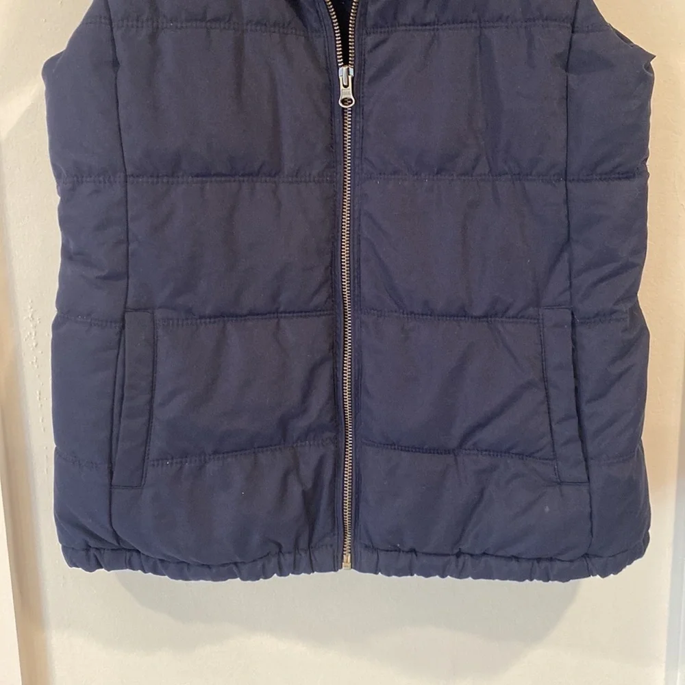 OLD NAVY navy blue quilted puffer vest